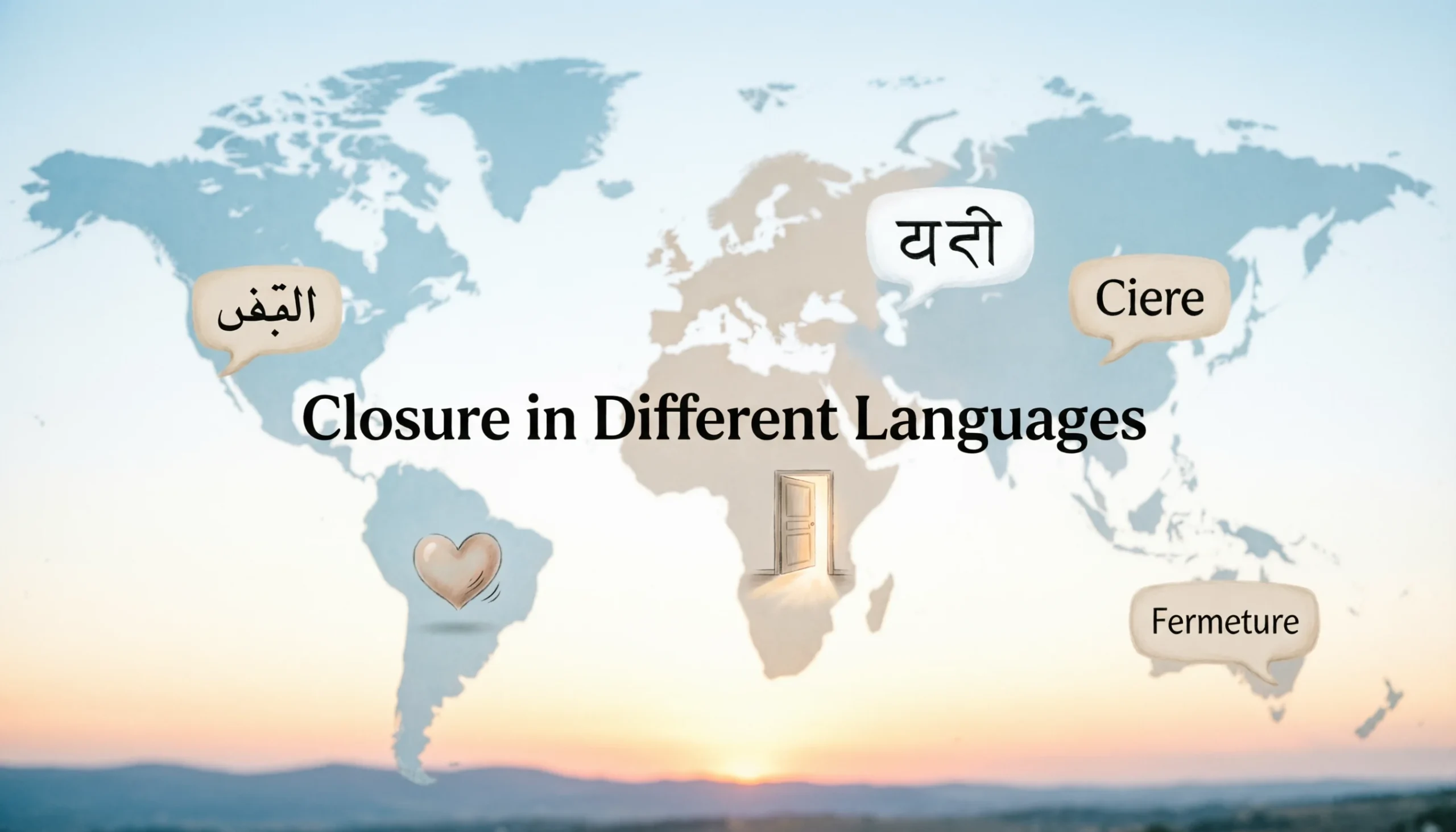 Closure in Different Languages: How to Express Emotional Closure Around ...