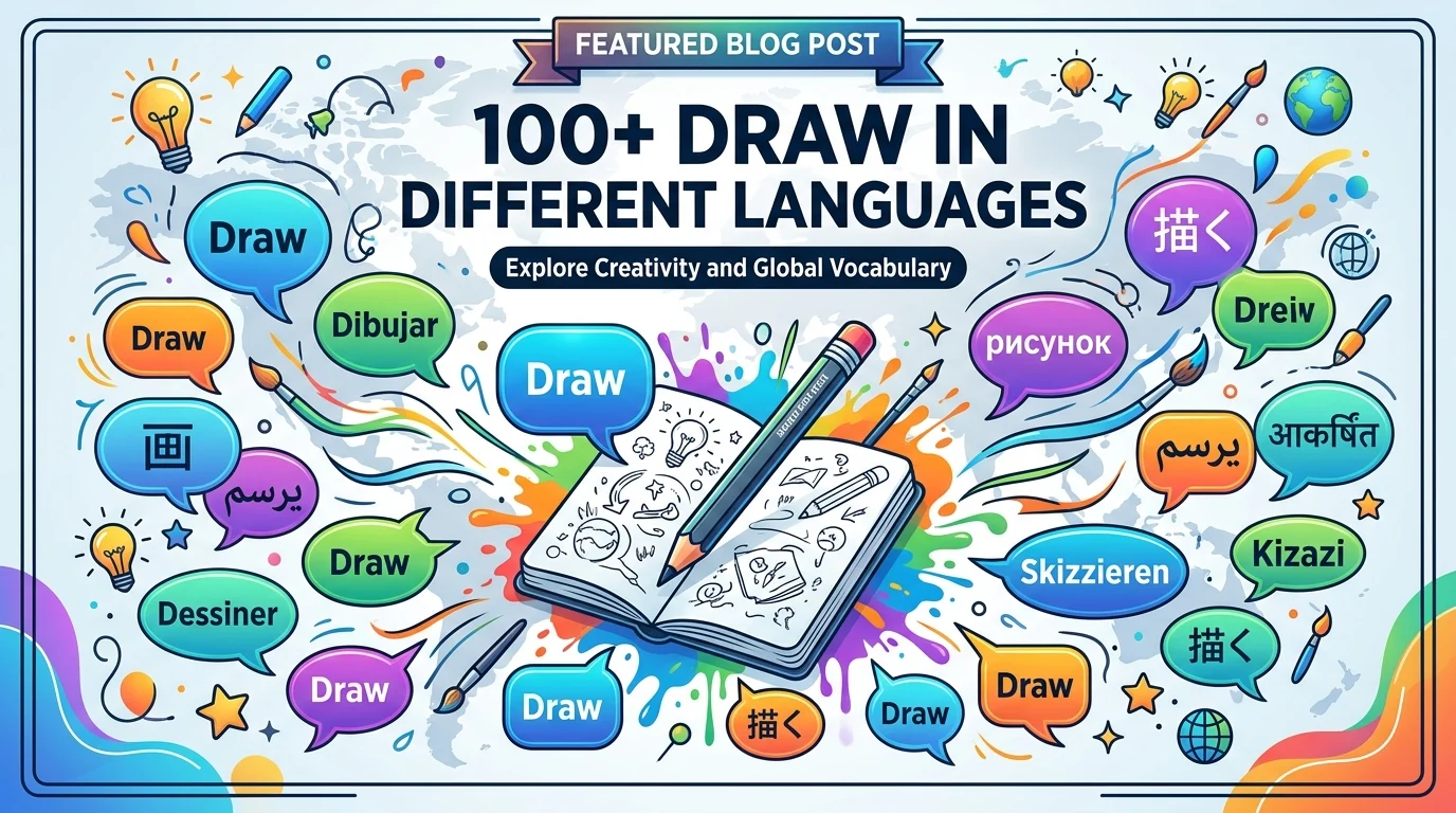 100+ Draw in Different Languages: Other Ways to Say “Draw” Around the World