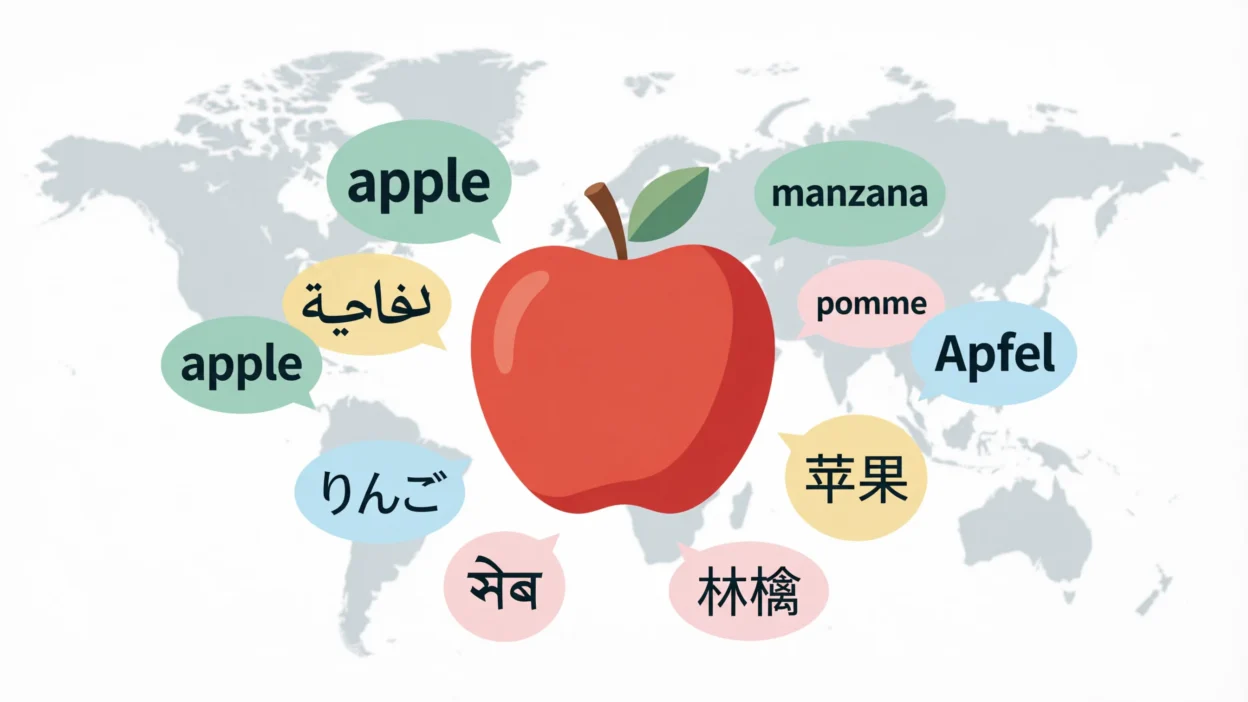 Apple in Different Languages