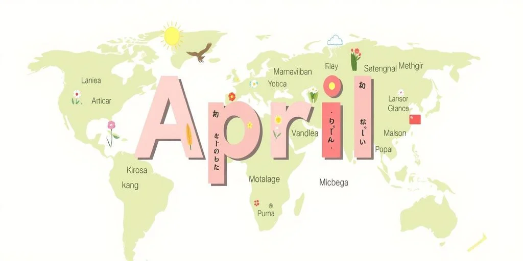 April in Different Languages