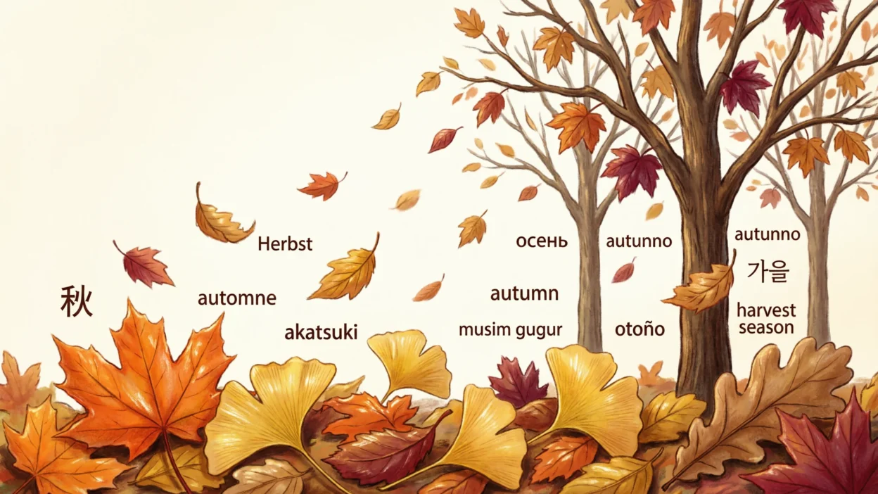 Autumn in Different Languages