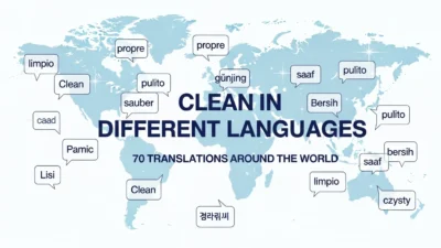 Clean in Different Languages