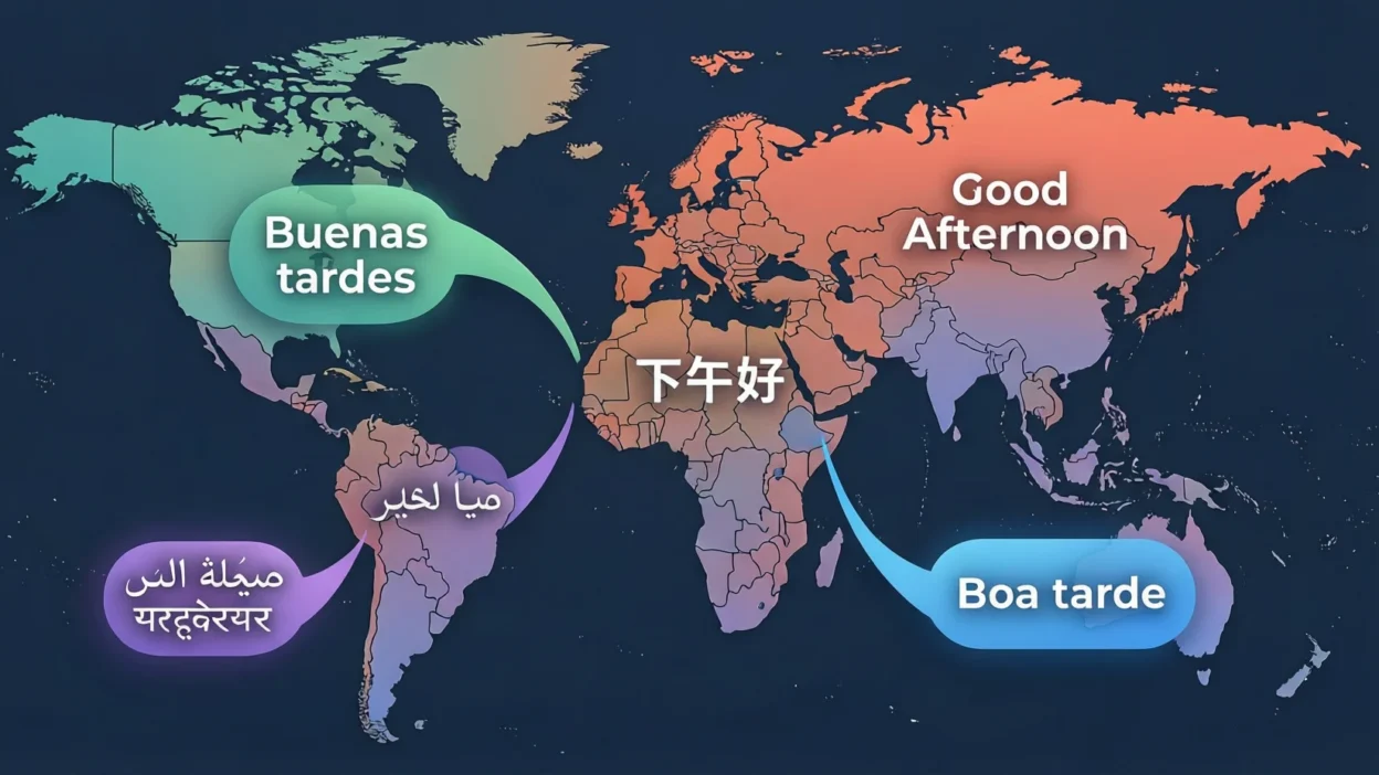 Good Afternoon in Different Languages