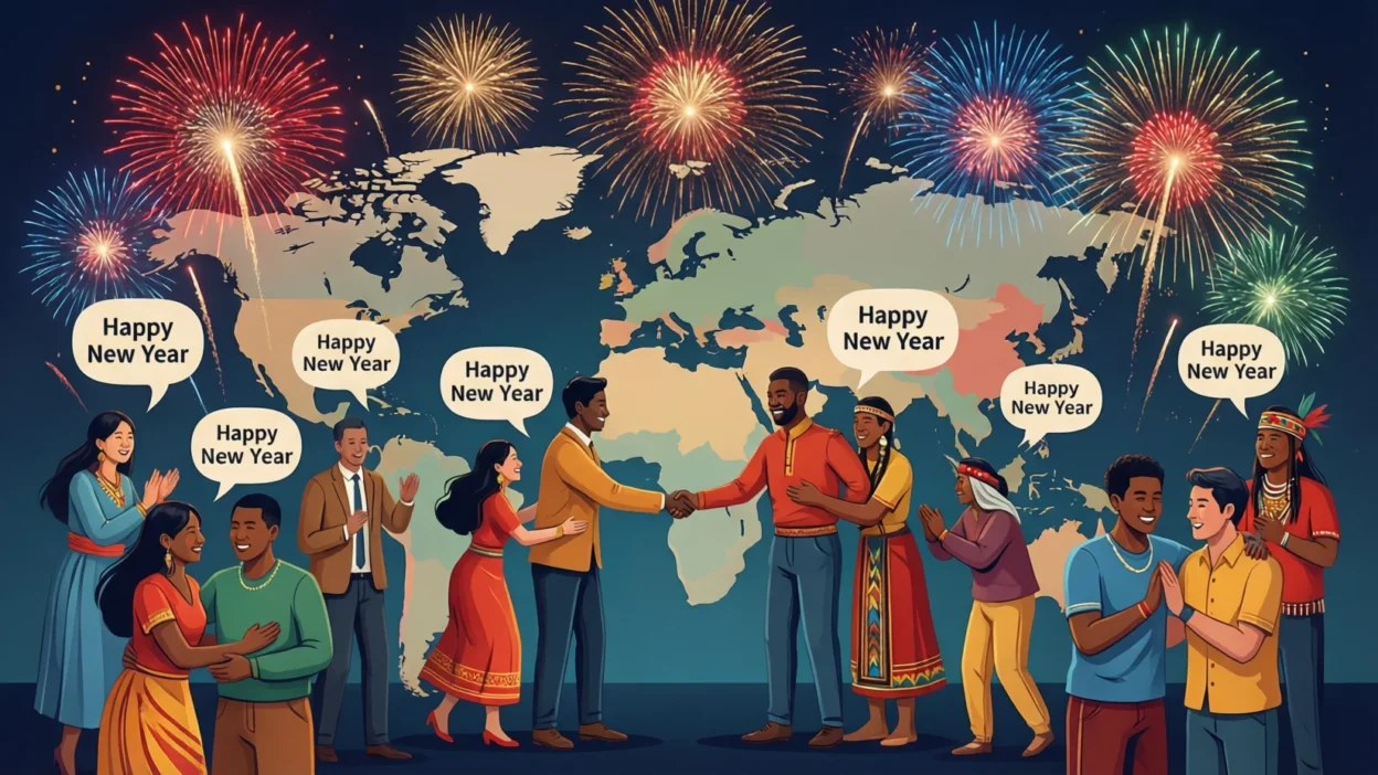 Happy New Year in Different Languages