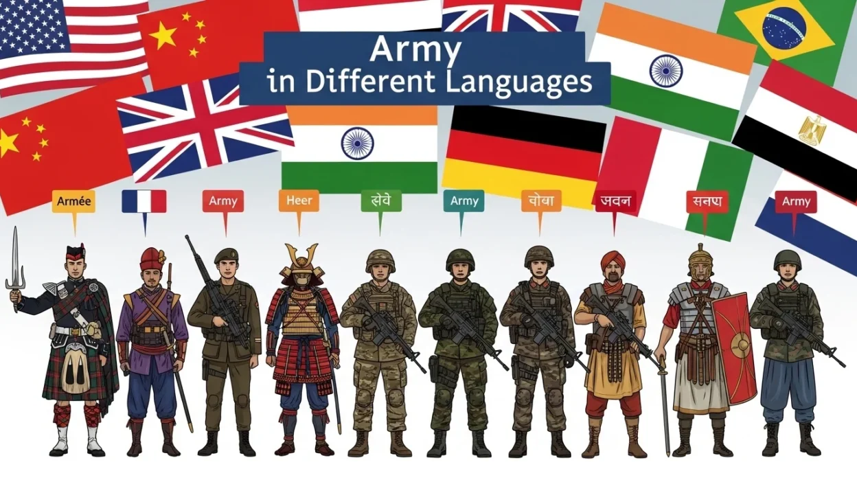 Army in Different Languages