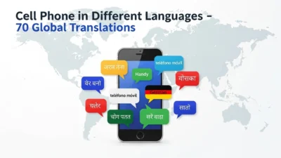 Cell Phone in Different Languages