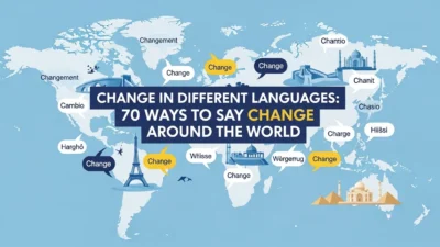Change in Different Languages