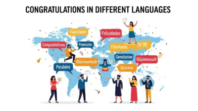 Congratulations in Different Languages
