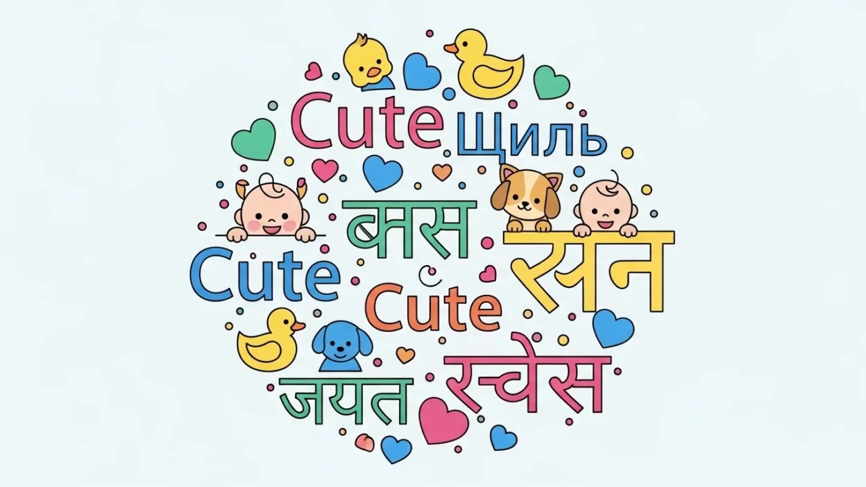 Cute in Different Languages
