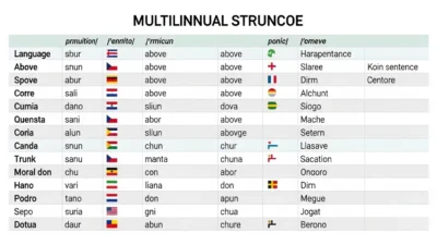 “Above” in Different Languages