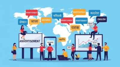 Advertisement in Different Languages