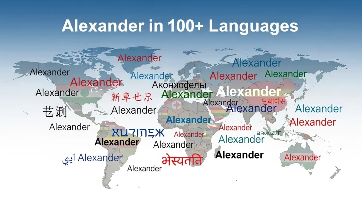Alexander in Different Languages