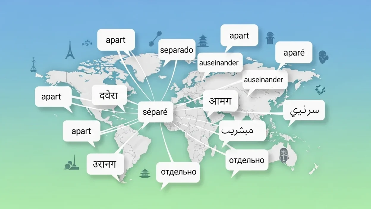 Apart in Different Languages