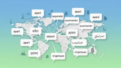 Apart in Different Languages