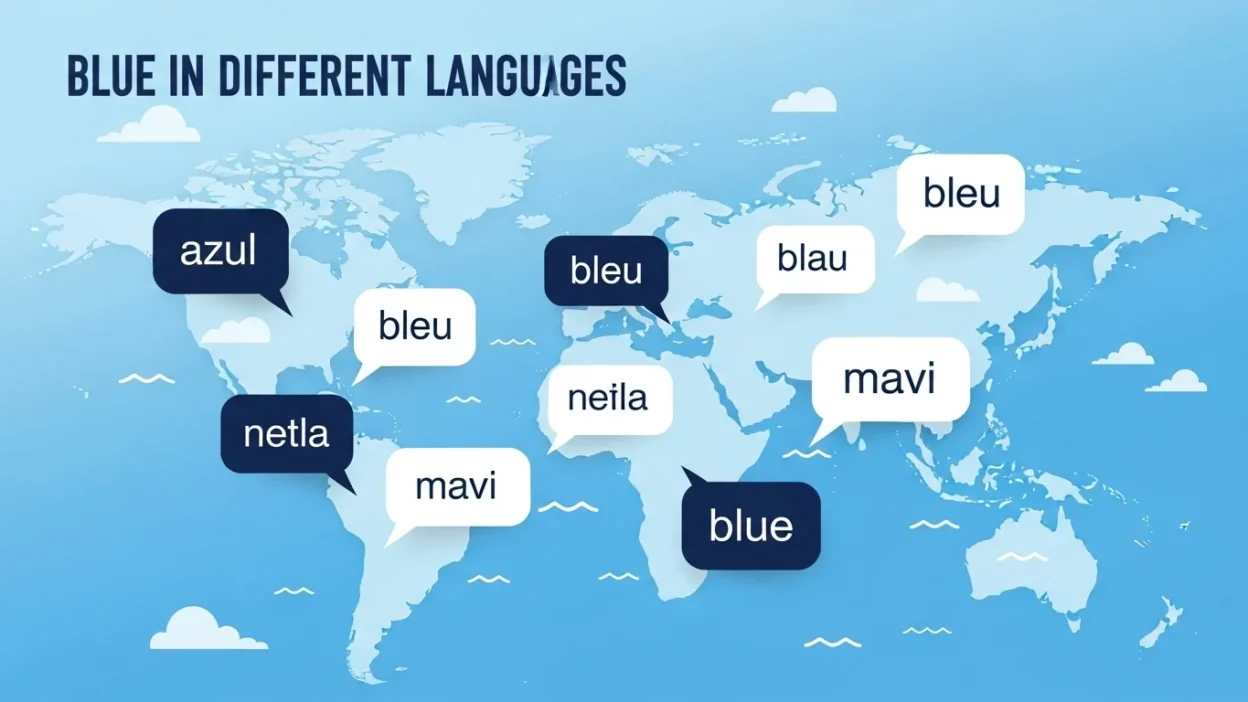 Blue in Different Languages