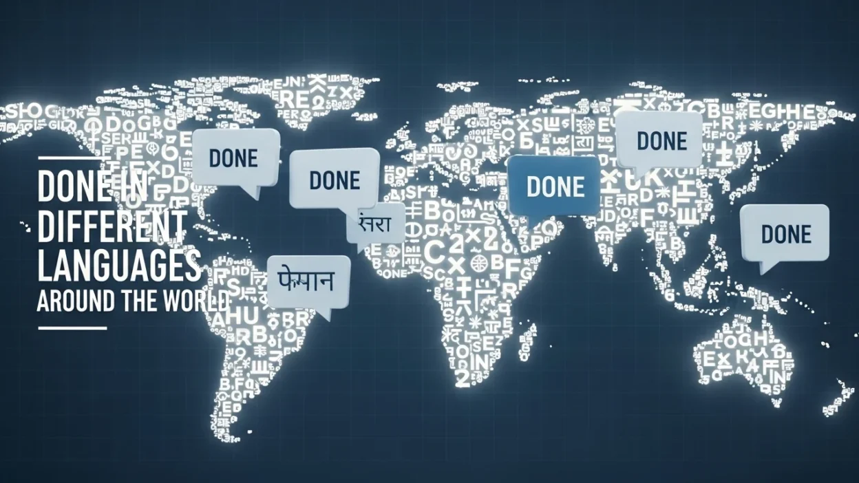 Done in Different Languages