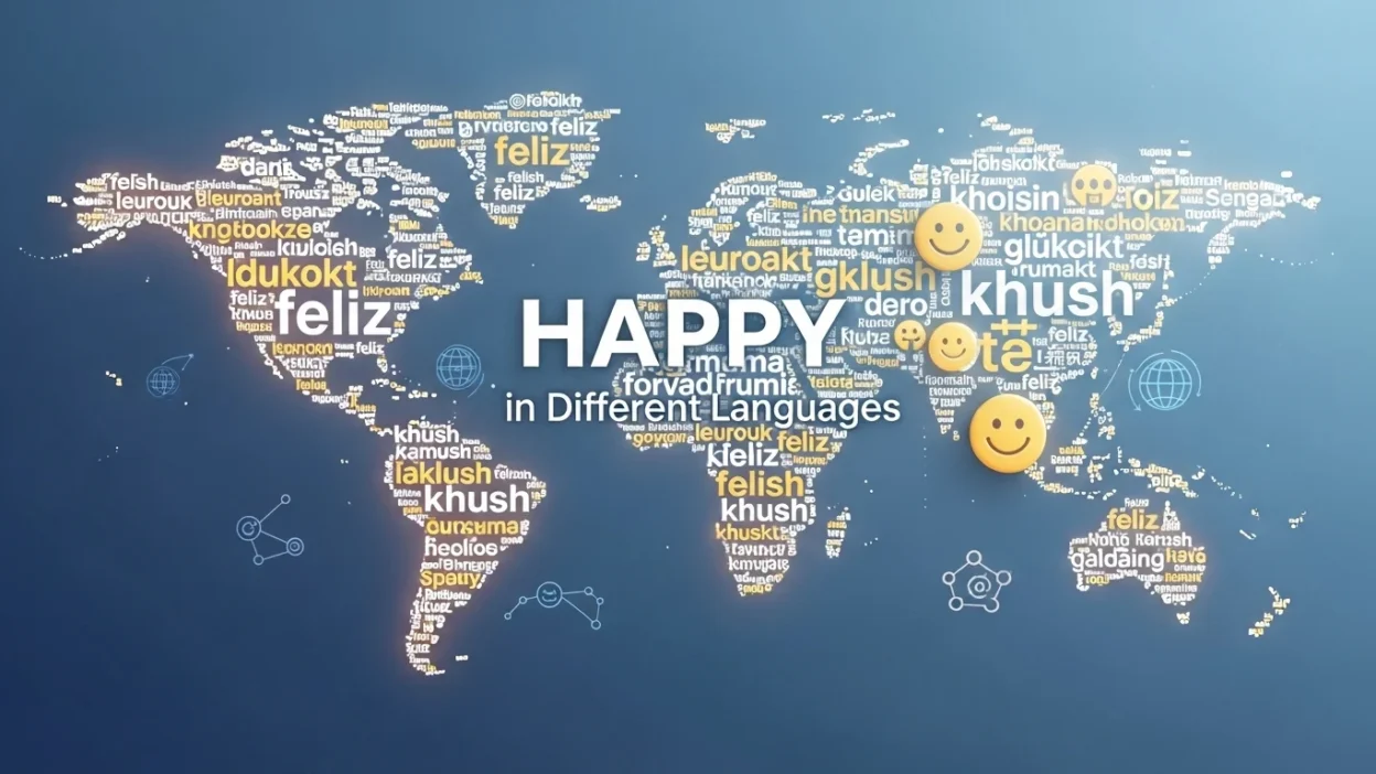 Happy in Different Languages