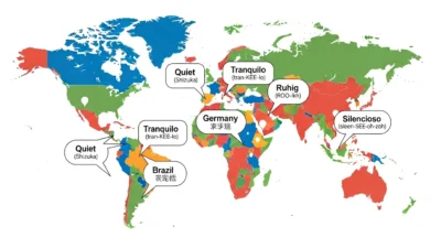 Quiet in Different Languages