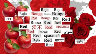 Red in Different Languages