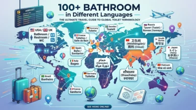 Bathroom in Different Languages
