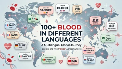 Blood in Different Languages