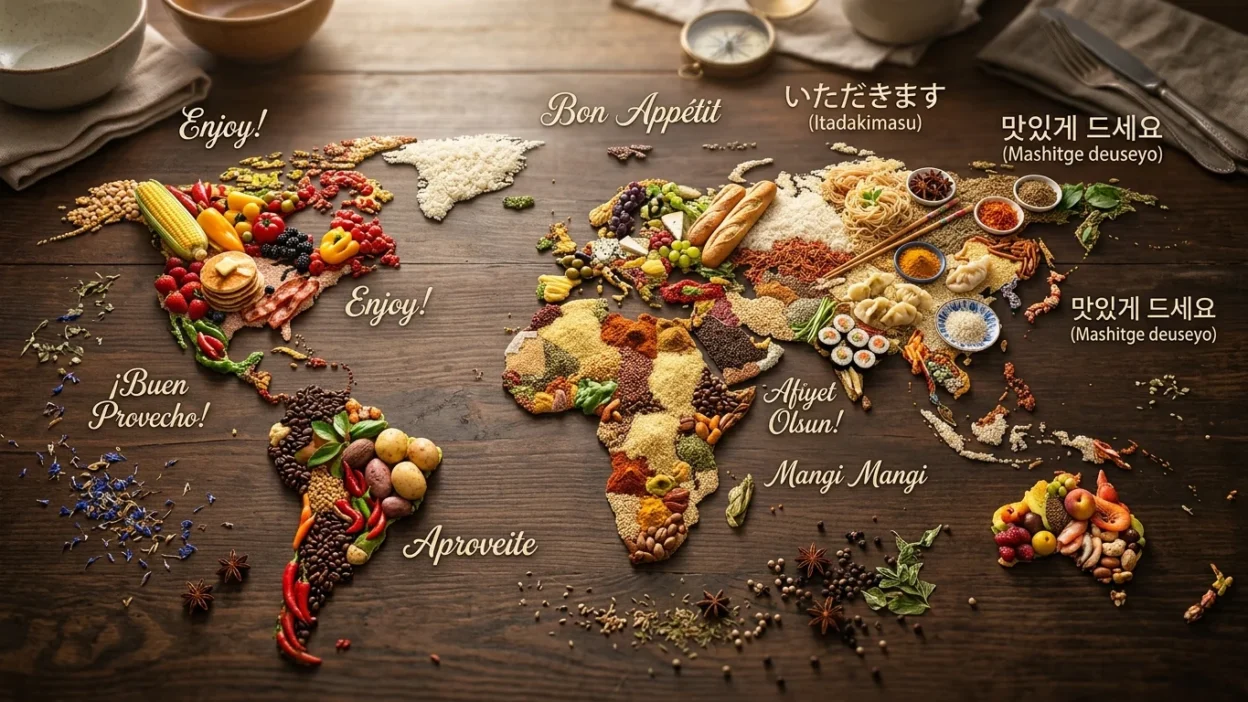 Bon Appetit in Different Languages