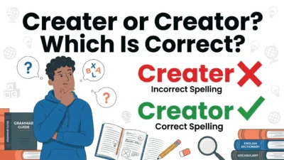 Creater or Creator
