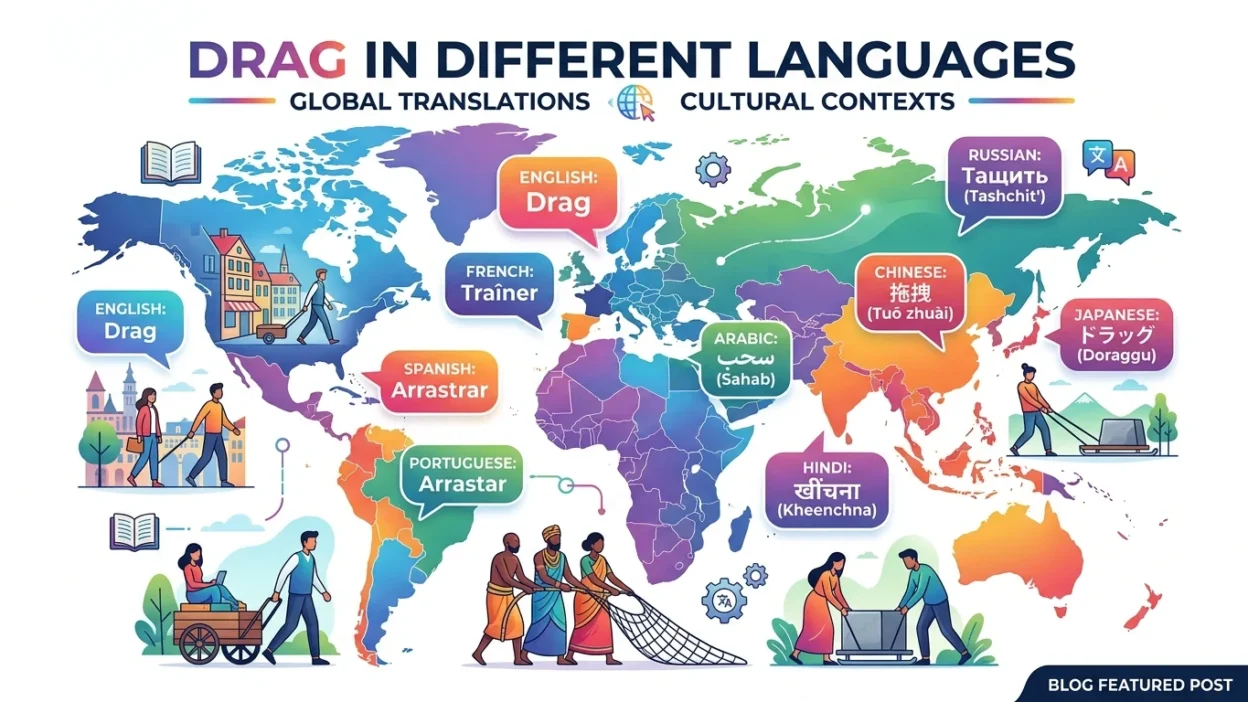 Drag in Different Languages