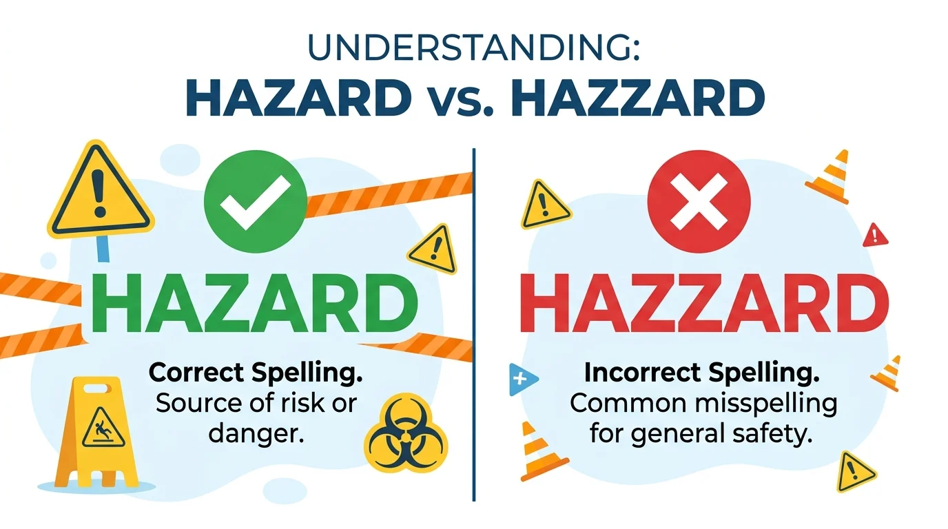 Hazard vs Hazzard: What’s the Difference? (2026 Guide)