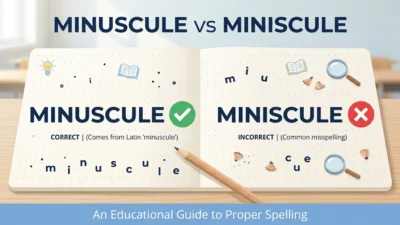 Minuscule vs Miniscule