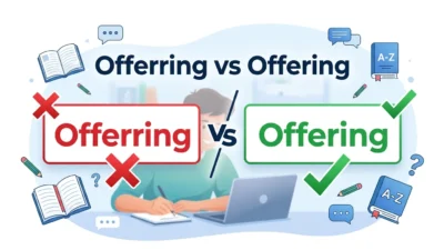 Offerring vs Offering
