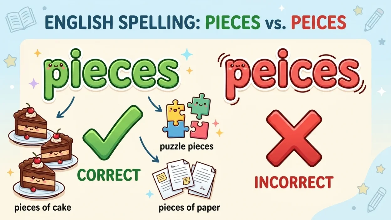Peices vs Pieces