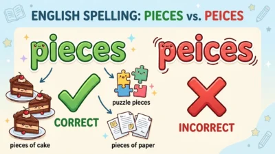Peices vs Pieces