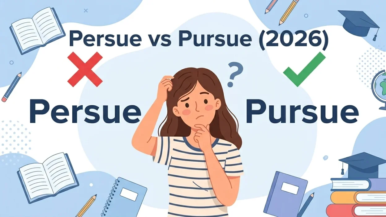 Persue vs Pursue