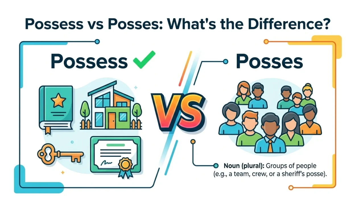 Possess vs Posses