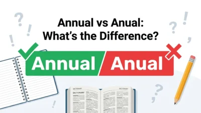 Annual vs Anual