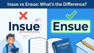 Insue vs Ensue