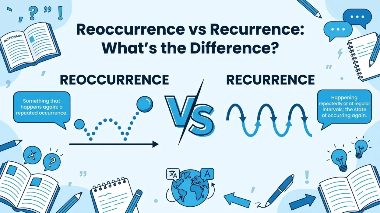Reoccurrence vs Recurrence