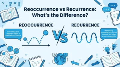 Reoccurrence vs Recurrence