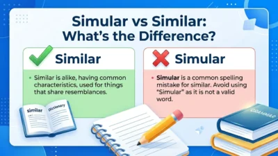 Simular vs Similar