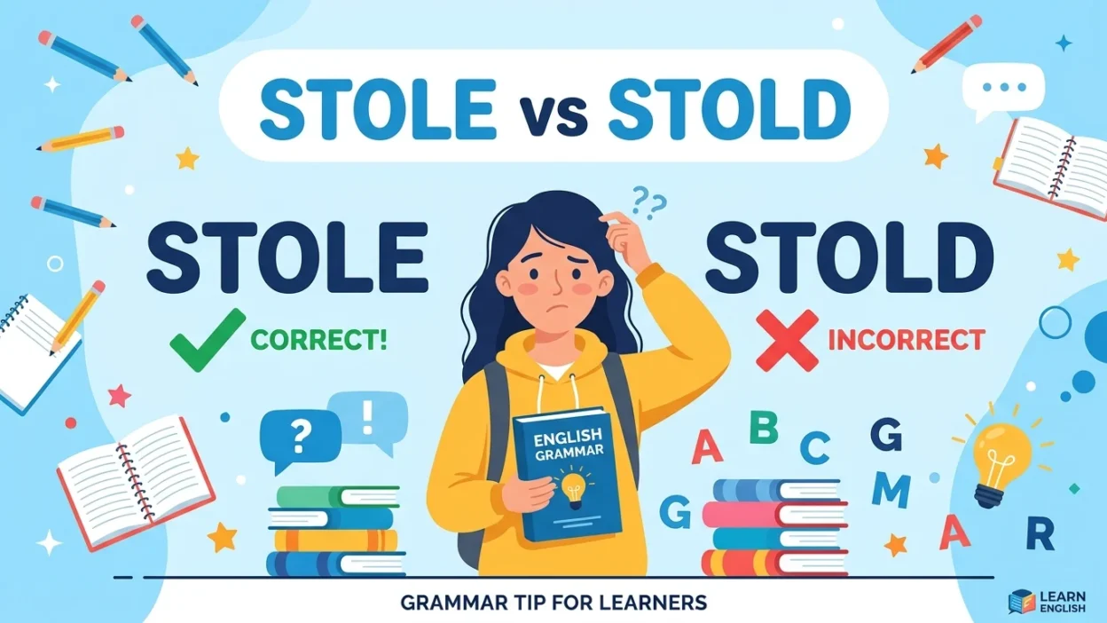 Stole vs Stold